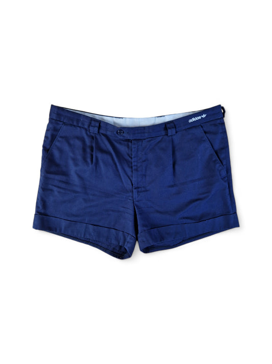 Vintage Adidas Shorts 80s Tennis Sprinter Made In West Germany Dunkelblau (D54) L-XL