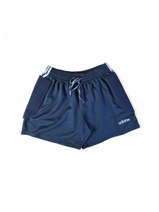 Vintage Adidas Short Torwart Made In U.K. Schwarz (D9) XL-XXL