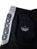Vintage Adidas Shorts Schwarz Rot (D6) M-L