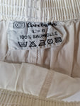 Vintage Shorts Kurz 80s Portrait Weiß Lila L