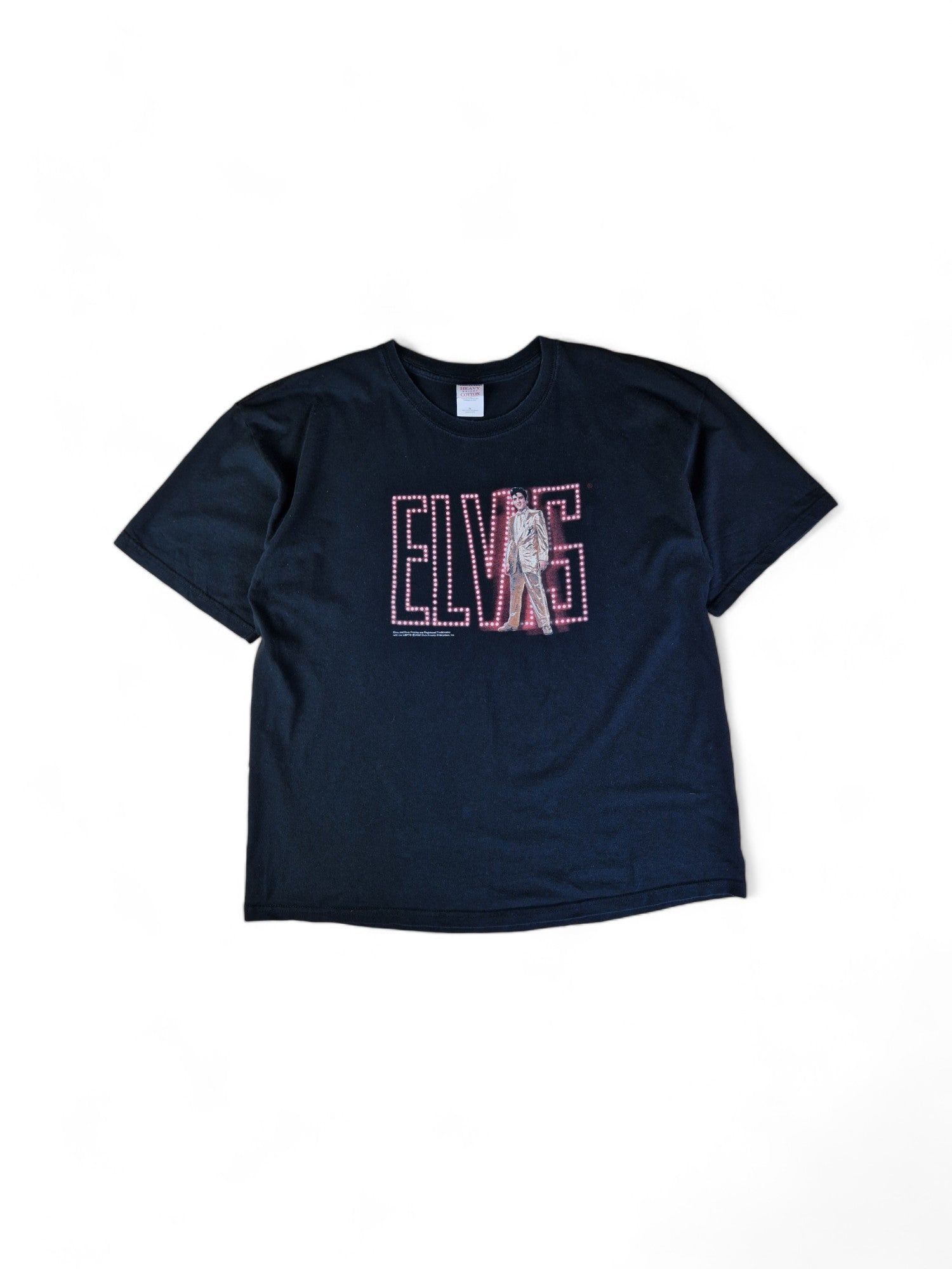 Vintage Gildan Shirt 2002 Elvis Presley Schwarz XL - RareRags