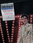 Vintage Gildan Shirt 2002 Elvis Presley Schwarz XL
