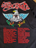 Vintage Tourshirt Aerosmith 1993 Aero Force One Schwarz XL