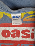 Gildan Shirt Oasis Faded Grau Blau XL