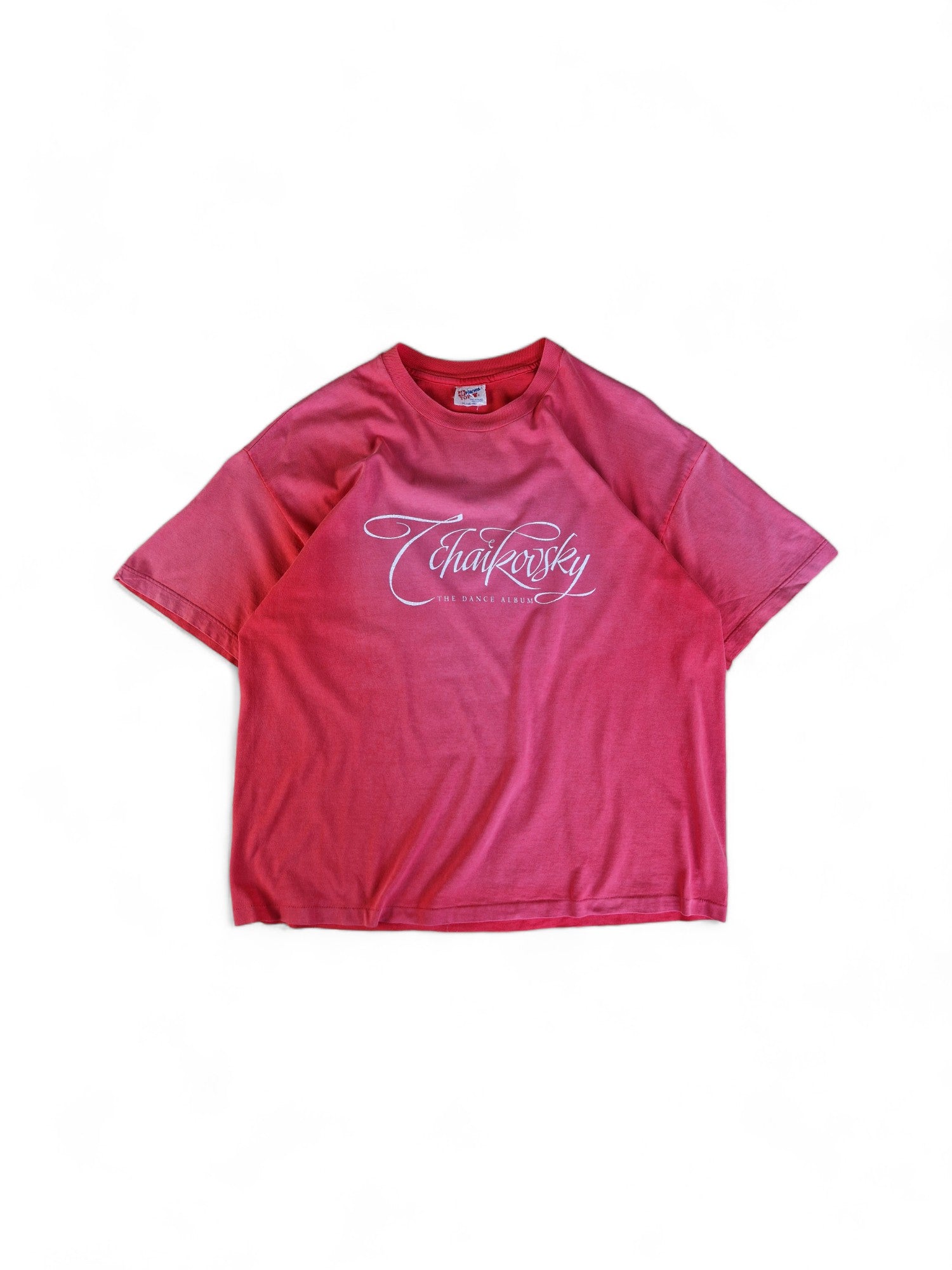 Vintage Hanes Shirt 1993 Tschaikowski "The Dance Album" Single Stitch Ausgewaschenes Rot XL