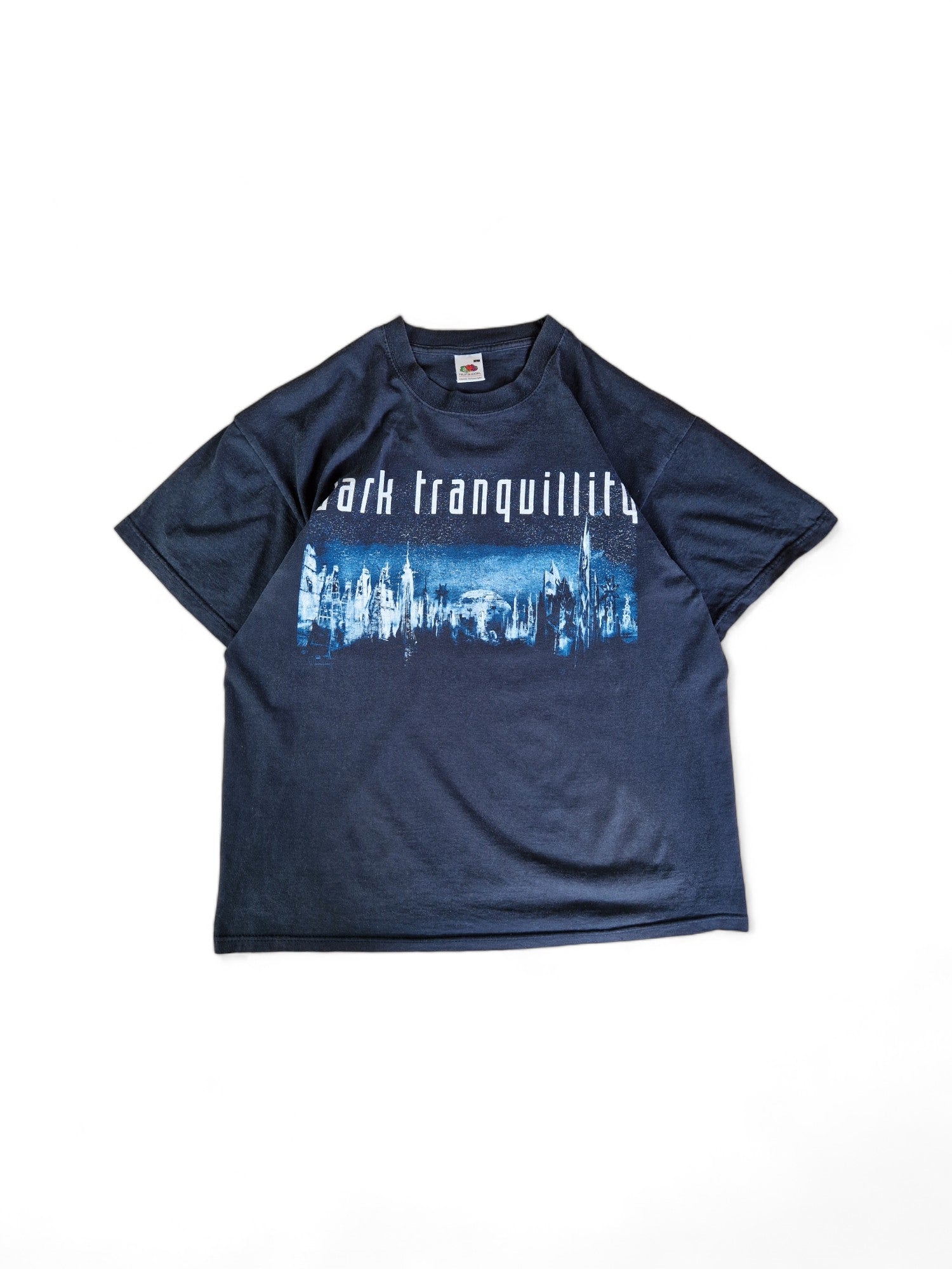 Fruit Of The Loom Shirt Dark Tranquillity Schwarz L - RareRags