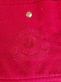 Vintage Fjällräven Fleecehemd Kurzarm X Polartec Mit Brusttasche Made In Portugal Rot XL-XXL