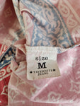 Vintage Taverniti Jeans Hemd Mit Backprint Made In Italy Rot Blau M