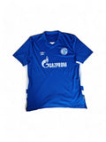 Umbro Trikot Schalke 2022/23 Heim Gazprom Blau Weiß L