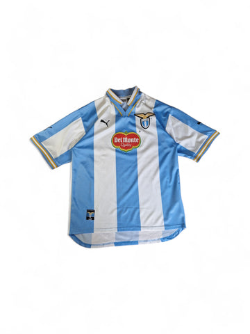 Rare! Vintage Puma Trikot Lazio 1999-00 European Home Hellblau Weiß L