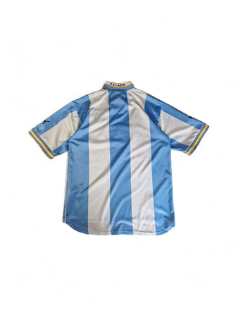 Rare! Vintage Puma Trikot Lazio 1999-00 European Home Hellblau Weiß L