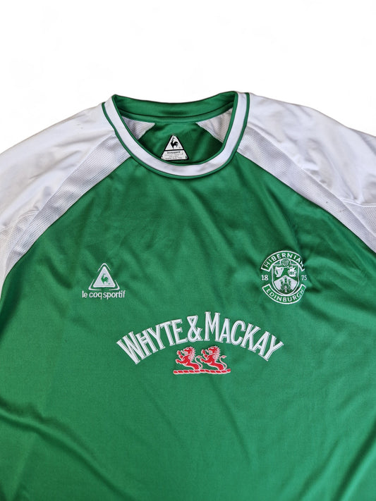Le Coq Sportif Trikot 2008-09 Hibernian Home Grün Weiß (54/56) XXL-XXXL