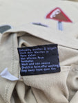 Vintage Bad&Mad Shirt Skater Grafik Oversized Beige S