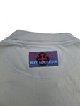 Vintage Bad&Mad Shirt Skater Grafik Oversized Beige S