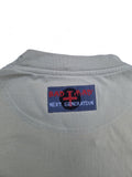 Vintage Bad&Mad Shirt Skater Grafik Oversized Beige S