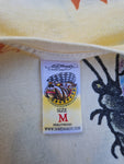 Ed Hardy Shirt Skull & Butterfly Made In USA Gelb M