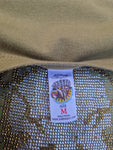 Ed Hardy Shirt Skull In Flames Strass Made In USA Braun M