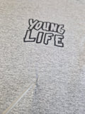 Vintage JC Sportswear Shirt "Young Life Camp" Made In USA Single Stitch Grau M