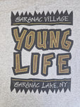 Vintage JC Sportswear Shirt "Young Life Camp" Made In USA Single Stitch Grau M