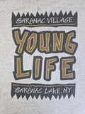 Vintage JC Sportswear Shirt "Young Life Camp" Made In USA Single Stitch Grau M