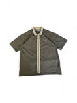 Vintage Juice Shirt Mit Reißverschluss Khaki L