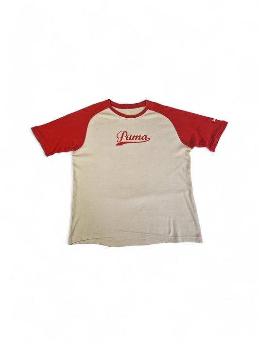 Puma Shirt Y2K Vibe Beige Rot L-XL