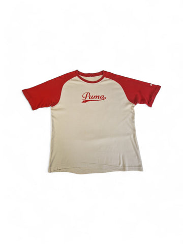 Puma Shirt Y2K Vibe Beige Rot L-XL