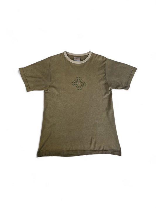 Nike Shirt Y2K Vibes Center Swoosh Khaki S
