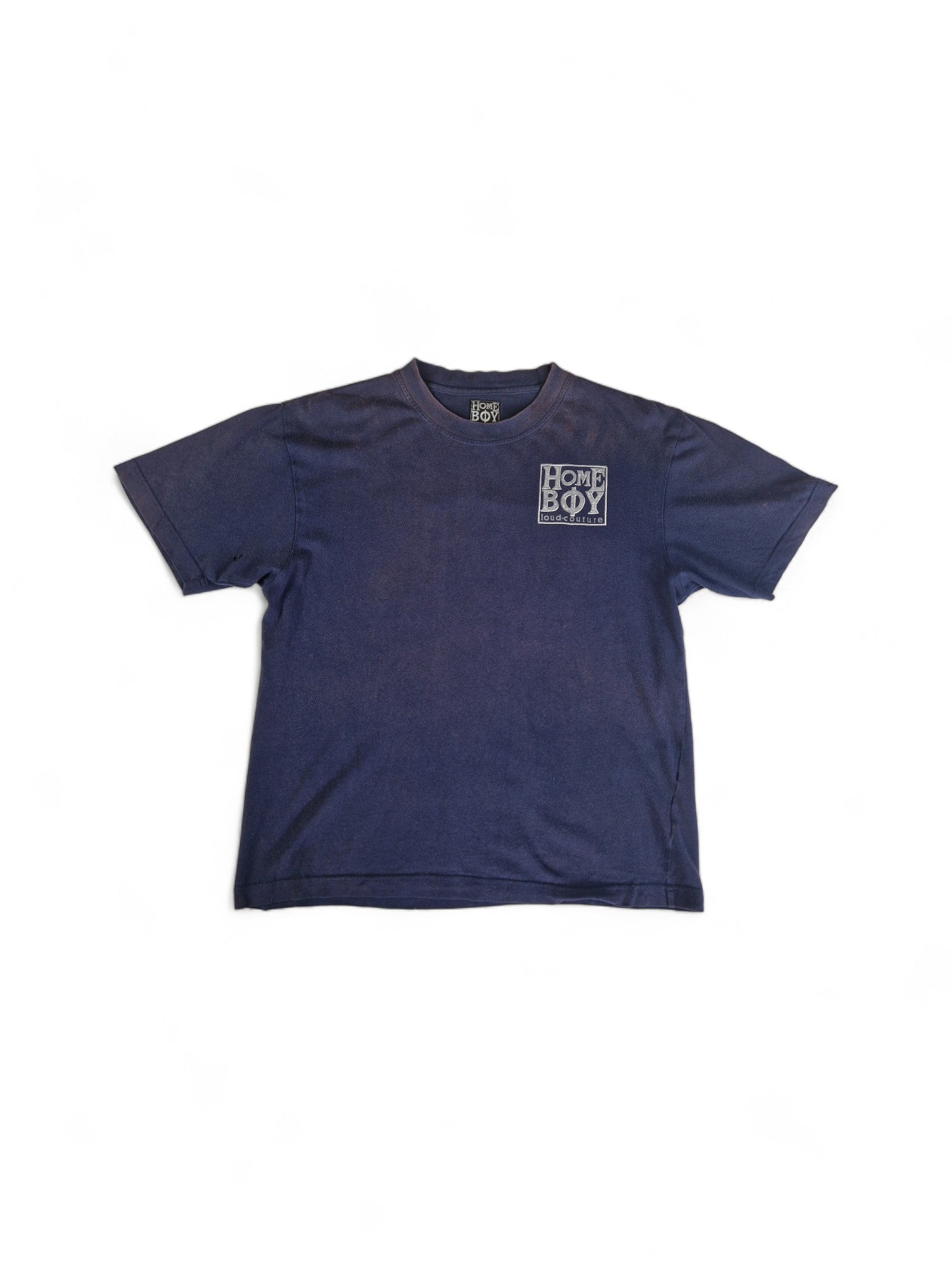 Vintage Home Boy Shirt Ausgewaschenes Blau (Kindergröße 164/170) XS-S - RareRags