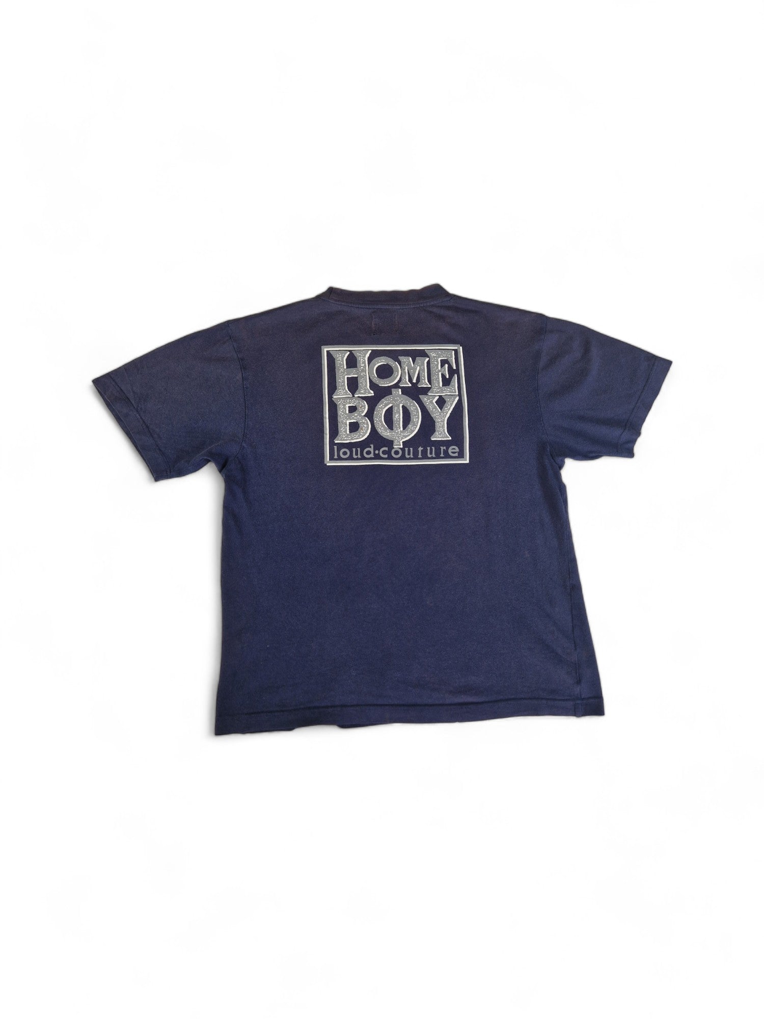 Vintage Home Boy Shirt Ausgewaschenes Blau (Kindergröße 164/170) XS-S - RareRags