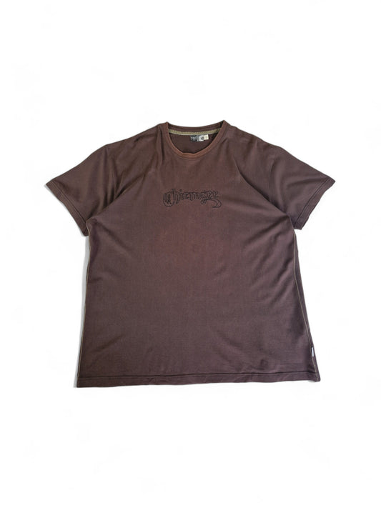 Chiemsee Shirt Basic Logo Stickerei Braun XXL