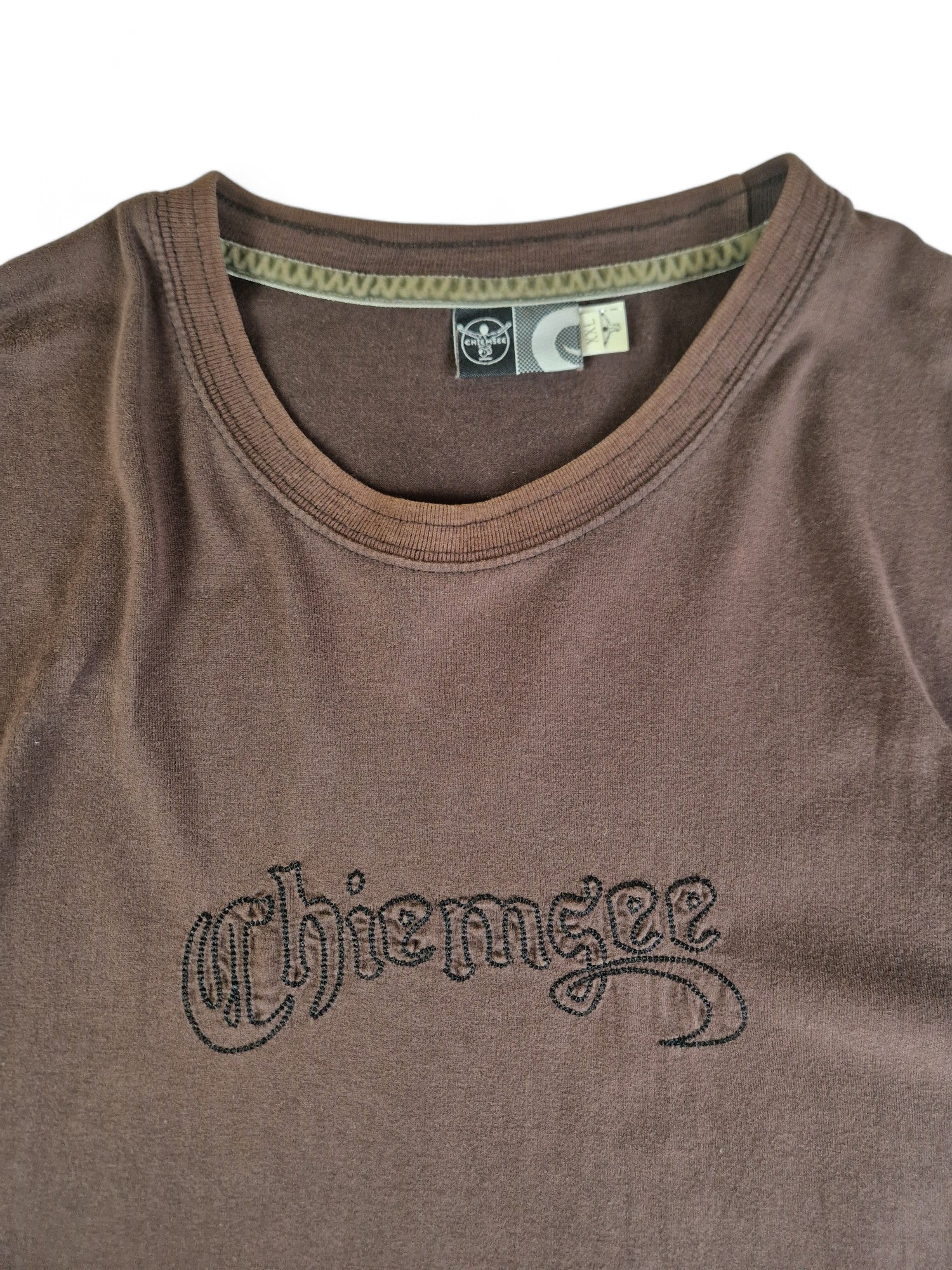 Chiemsee Shirt Basic Logo Stickerei Braun XXL - RareRags