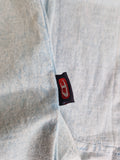 Diesel Longsleeve Y2K Vibe Spellout Hellblau XL