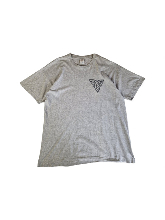Vintage Screen Stars Shirt Keltisches Symbol Single Stitch Grau L-XL