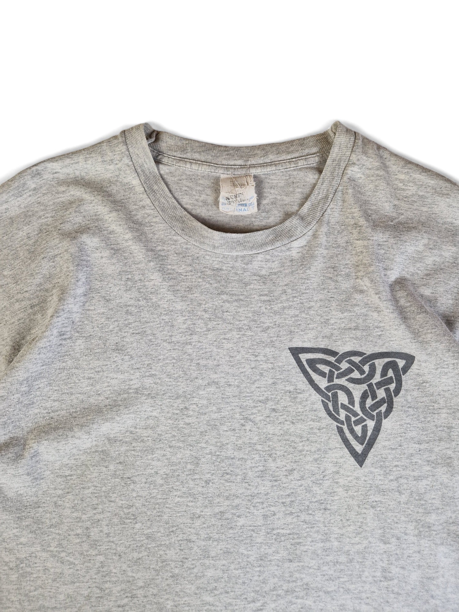 Vintage Screen Stars Shirt Keltisches Symbol Single Stitch Grau L-XL - RareRags