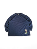 Vintage No System Sweater "I want my future- I feel so good" Dunkelblau L-XL