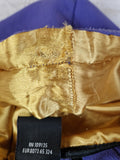 Vokal Hoodie "Money on my mind" Y2K Vibe Stickerei Lila Gold XL