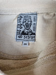 Vintage No System Sweater "I want my future" Mäuse Hellbraun L-XL
