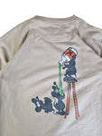 Vintage No System Sweater "I want my future" Mäuse Hellbraun L-XL
