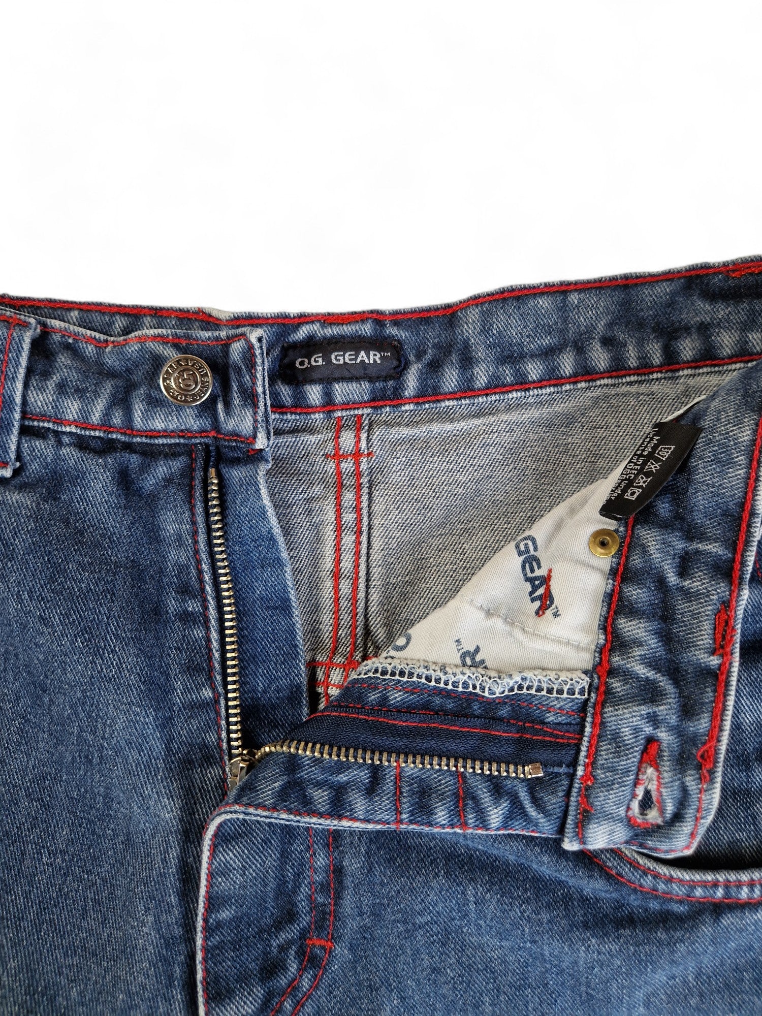 Vintage OG Gear Jeans Baggy Dunkelblau (28) XS