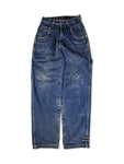 Vintage Fubu Jeans Baggy Workwear Style Dunkelblau 28