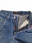 Vintage Fubu Jeans Baggy Workwear Style Dunkelblau 28