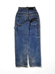 Vintage Fubu Jeans Baggy Workwear Style Dunkelblau 28
