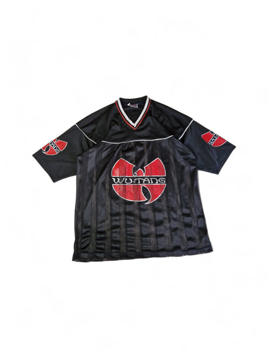 Vintage Wu-Tang Jersey 90s Bootleg Mesh Schwarz XXL