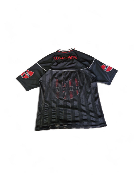 Vintage Wu-Tang Jersey 90s Bootleg Mesh Schwarz XXL