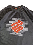 Vintage Roca Wear Jersey Glänzend/Shiny Schwarz XL
