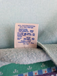 Vintage Jerzees Sweater 80s Schafe Made In USA Türkis/ Hellblau XL
