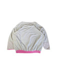 Vintage Amadeo Sweater Damen 90s Katzen Weiß Rosa L
