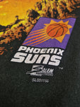 Rare! Vintage Team Sport Shirt Phoenix Suns Slammin’ Torch Comics Graphic Single Stitch Schwarz M-L