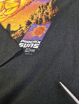Rare! Vintage Team Sport Shirt Phoenix Suns Slammin’ Torch Comics Graphic Single Stitch Schwarz M-L
